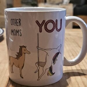Unicorn Design White Ceramic Mug